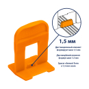 Кліпса системи вирівнювання плитки 1,5 мм Plitkom 500 шт