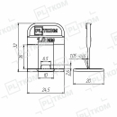 Кліпса системи вирівнювання плитки 1,0 мм Plitkom 500 шт